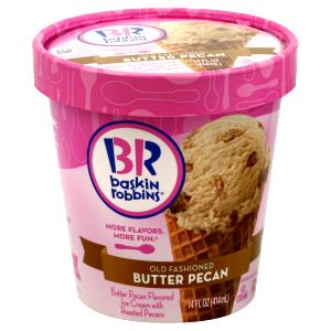 1 Serving Butter Pecan Ice Cream - Fun Flavors