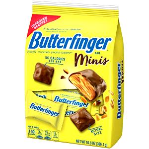 1 Serving Butterfinger Minis, Chocolate Changemakers Candy Bar