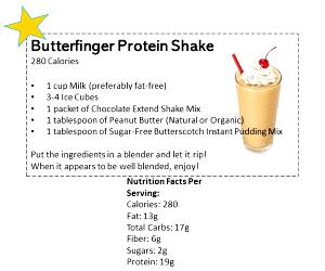 1 Serving Butterfinger Shake