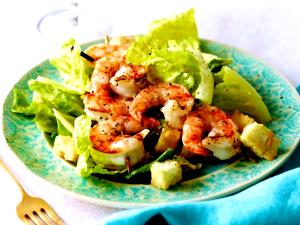1 Serving Caesar Salad W/ Grilled Shrimp