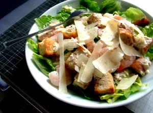 1 Serving Caesar Salad With Shrimp - Special Request No Dressing