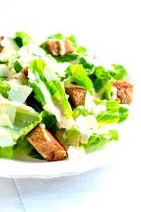 1 Serving Caesar Side Salad Without Dressing & Croutons