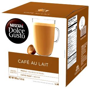 1 Serving Cafe Au Lait - Whole Milk - 16 Oz.