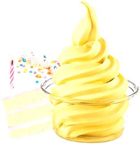 1 Serving Cake Batter Soft Serve - Extra Large