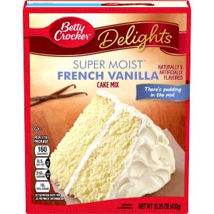 1 Serving Cake Mix - French Vanilla
