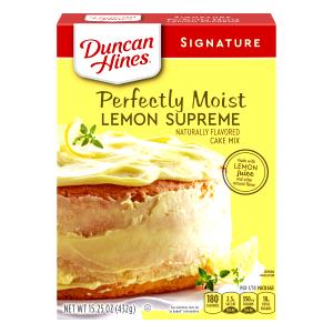1 Serving Cake Mix - Lemon Supreme
