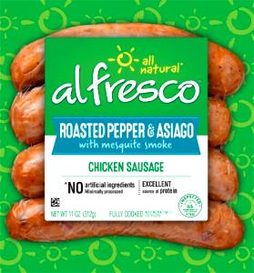 1 Serving California Natural Asiago Chicken Smoked Chicken Sausage