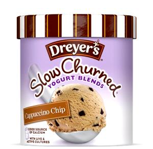 1 Serving Cappuccino Chip Ice Cream - Slow Churned, Yogurt Blends