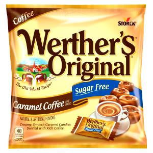 1 Serving Caramel Coffee Hard Candies, Sugar Free
