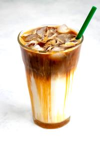1 Serving Caramel Macchiato - Tall, Iced