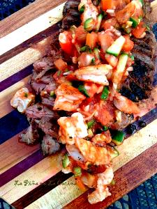 1 Serving Carne Asada & Shrimp