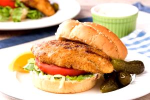 1 serving Catfish Sandwich on Bun