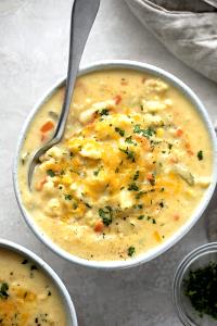 1 Serving Cauliflower And Cheese-Soup