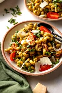 1 Serving Cavatappi Pesto Pasta
