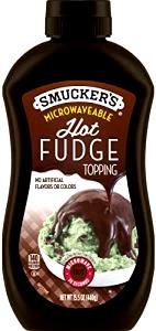 1 Serving Ice Cream Topping, Hot Fudge, Microwave Topping
