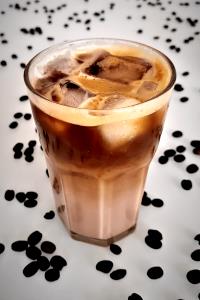 1 Serving Iced Caramel Mocha Non-Fat Milk 12Oz