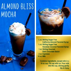1 Serving Iced Coconut Almond Mocha Chocolate Milk 16Oz