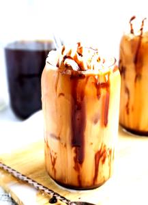 1 Serving Iced Latte, Chocolate /Hazelnut Large