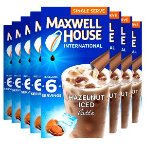 1 Serving Iced Latte, Hazelnut Large
