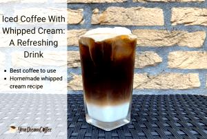 1 Serving Iced Latte, Large - 2% Milk W/ Whip