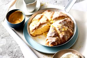 1 Serving Iced Lemon Curd Scone