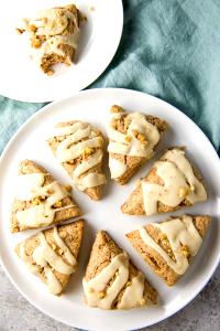 1 Serving Iced Maple Nut Scone