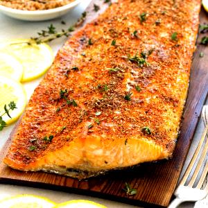 1 serving Cedar-Planked Salmon