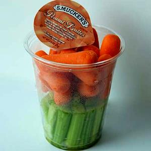 1 Serving Celery With Peanut Butter Dip - Grab 