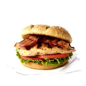 1 Serving Chargrilled Chicken Club Sandwich (No Sauce)