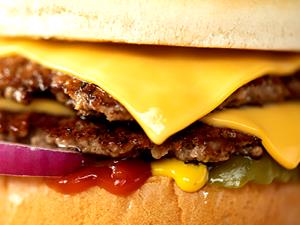 1 Serving Cheddar Butterburger, Double