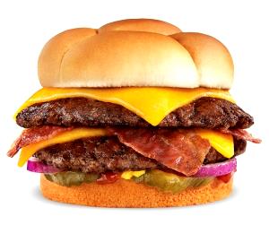 1 Serving Cheddar Butterburger With Bacon, Single
