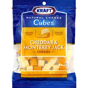 1 Serving Cheddar & Monterey Jack Cheese, Cubes