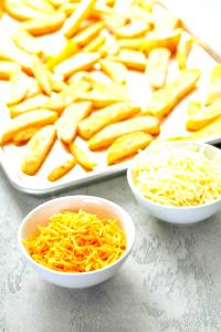 1 Serving Cheddar Recipe Crisscut Fries