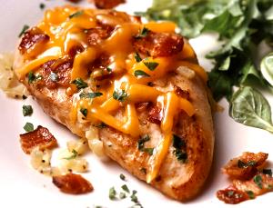 1 Serving Cheese For Small Mesquite Chicken With Bacon
