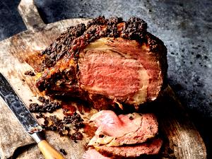 1 Serving Cheese For Small Prime Rib And Peppercorn
