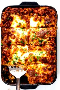 1 Serving Cheese Lasagna W/Chicken Scaloppini Entree