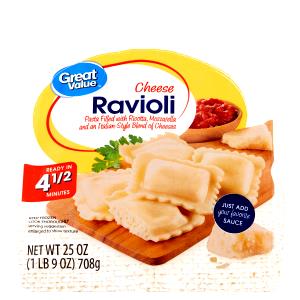 1 Serving Cheese Ravioli