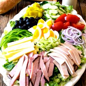 1 Serving Chef Salad - Special Request No Ham And Less Cheese
