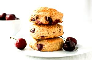 1 Serving Cherry Almond Multigrain Scone