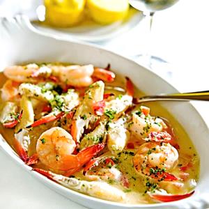 1 serving Chesapeake Shrimp with Crab