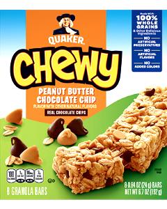 1 Serving Chewy Granola Bar - Peanut Butter Chocolate Chip