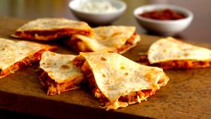 1 Serving Chicken And Cheese Quesadillas