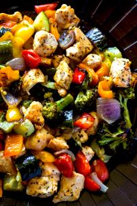 1 serving Chicken and Vegetables (Medium)