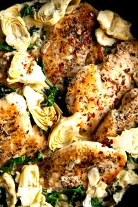 1 serving Chicken Artichoke & Goat Cheese Salad