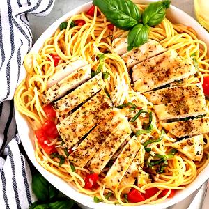 1 serving Chicken Bruschetta Pasta