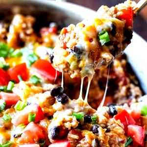 1 Serving Chicken Burrito Platter