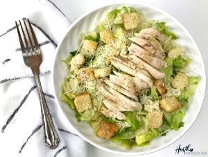 1 Serving Chicken Caesar Salad W/O Dressing