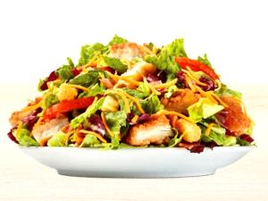 1 Serving Chicken Club Salad With Crispy Chicken Strips