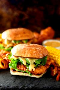 1 Serving Chicken Crisper Bites Sandwich