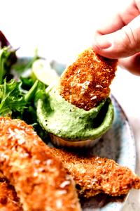 1 Serving Chicken Dunks, Maxed Out Chicken Strips